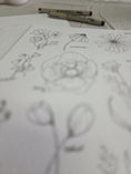 Load image into Gallery viewer, Sketch, Ink, Paint Watercolor Florals