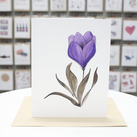 Crocus | Greeting Card