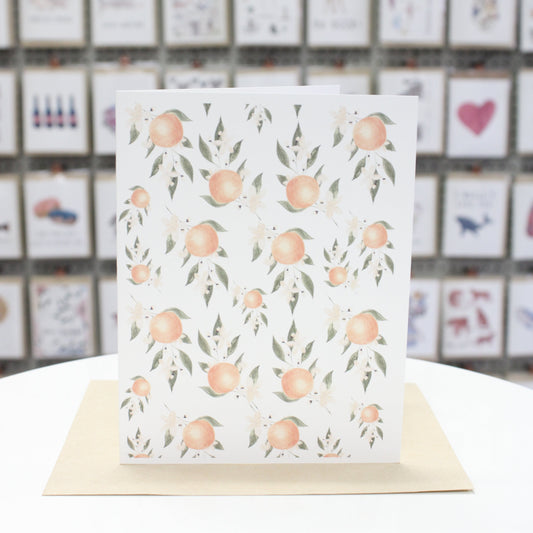 Oranges and Blossoms | Greeting Card