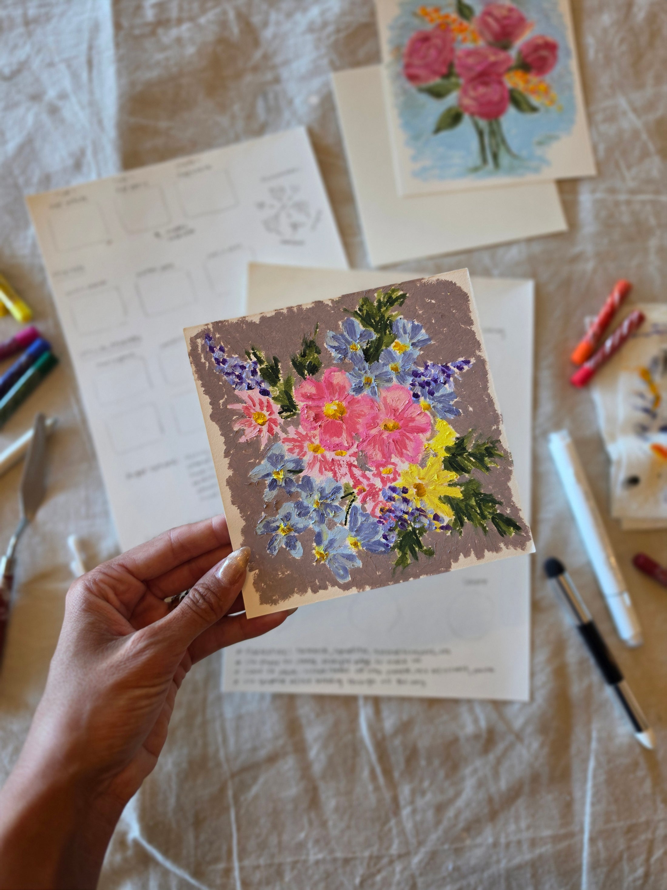 Oil Pastel Exploration