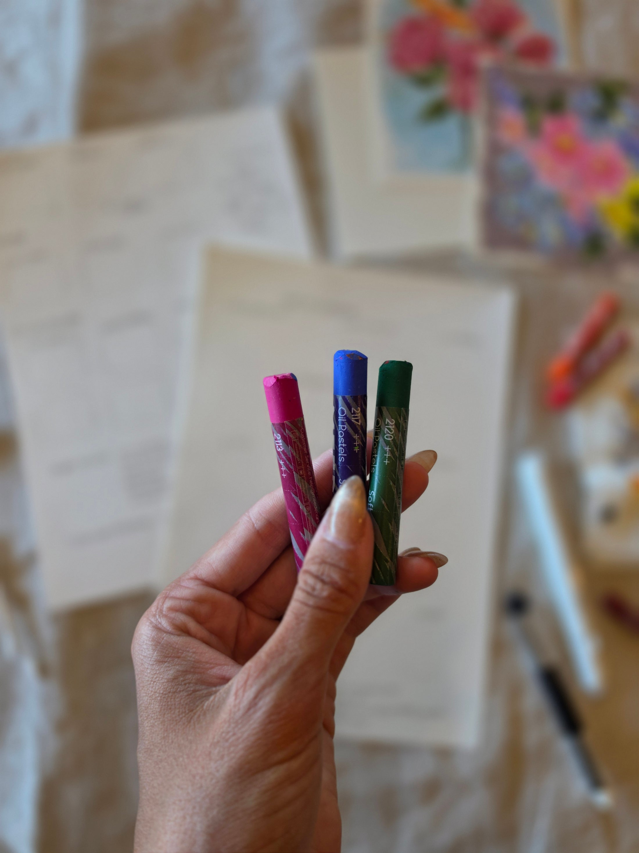 Oil Pastel Exploration