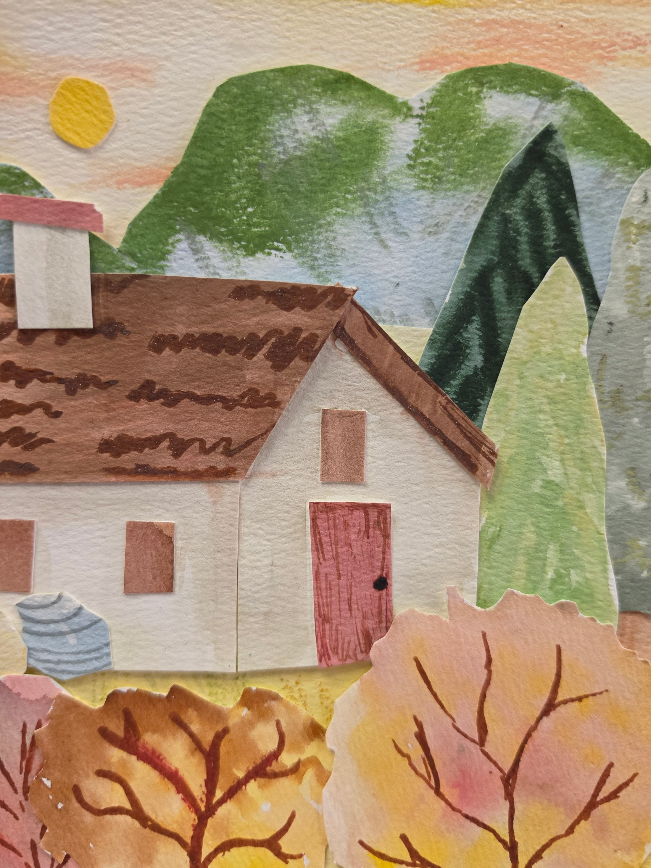 Meet and Make - Fall Collage Landscape