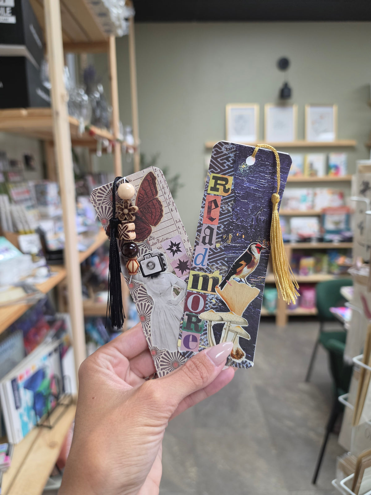 Meet and Make - Fall Collage Bookmarks