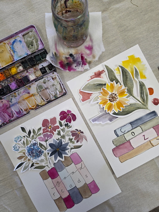Watercolor Collage