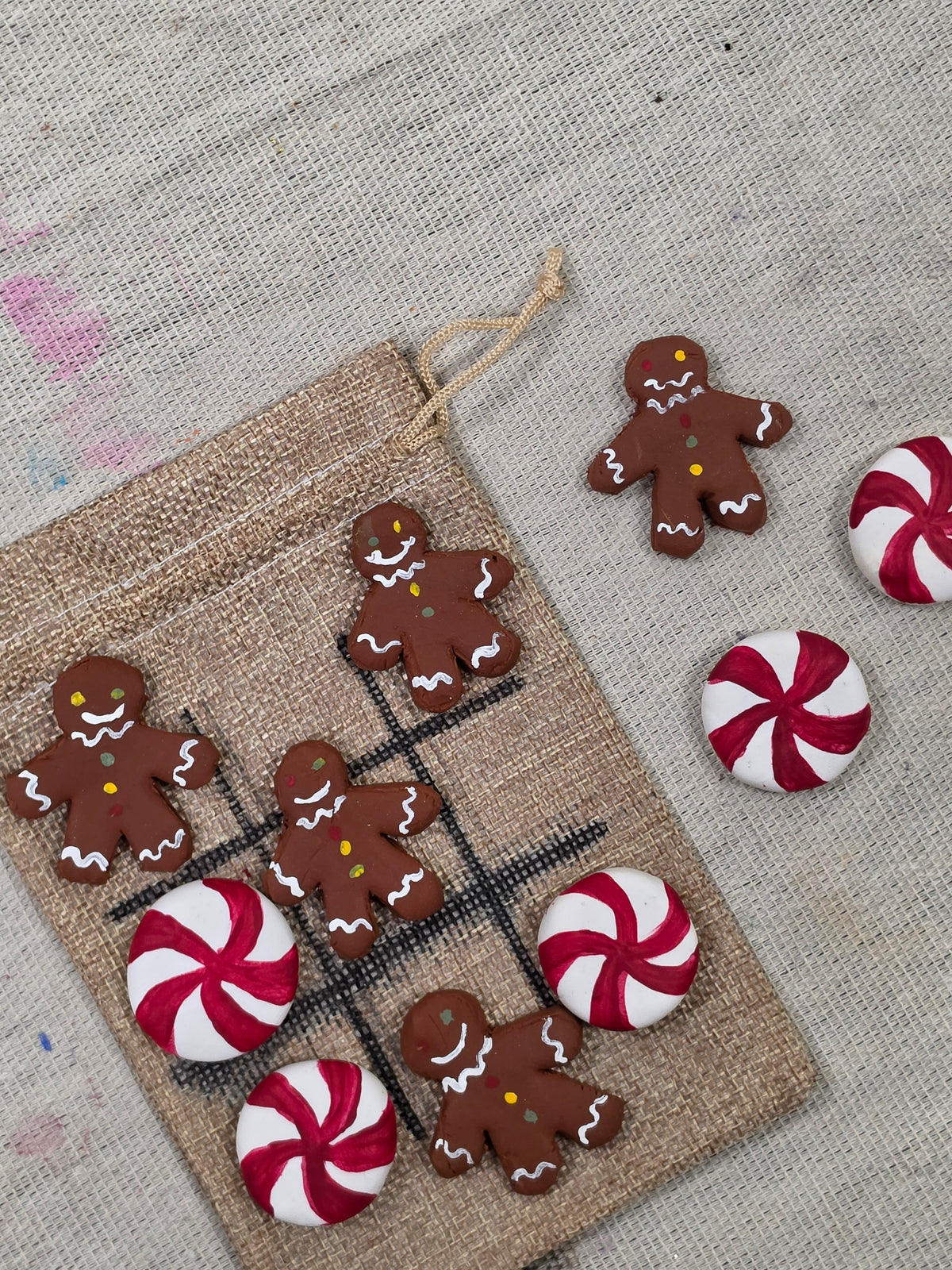 Meet and Make - Clay Tic Tac Toe Project