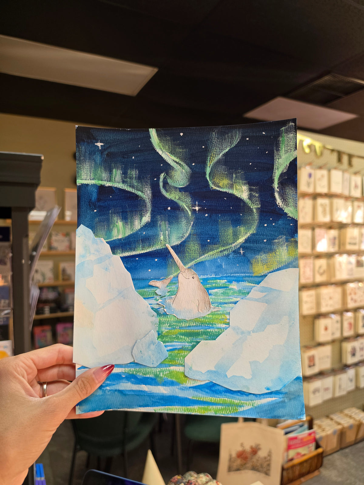 Meet and Make - Watercolor and Narwhals