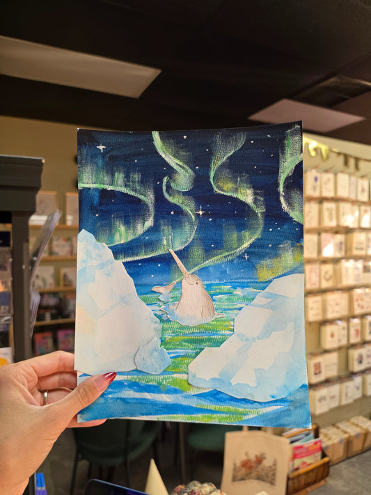 Meet and Make - Watercolor and Narwhals