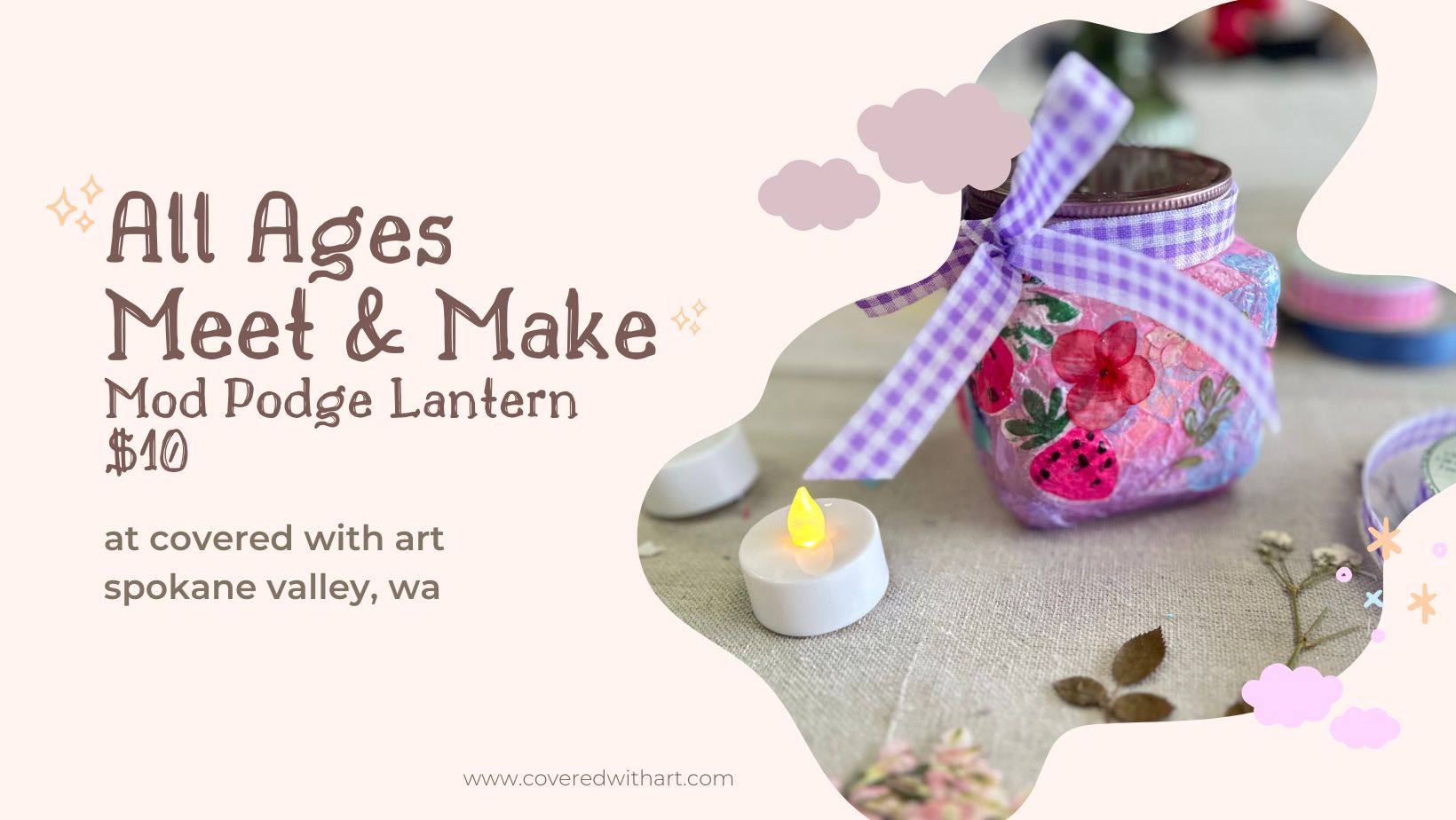 Meet and Make - Mod Podge Lantern