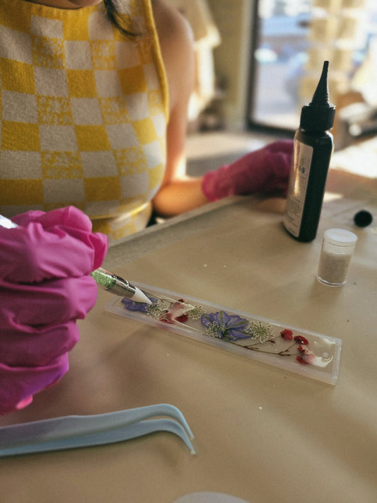 Resin Keychains and Bookmarks