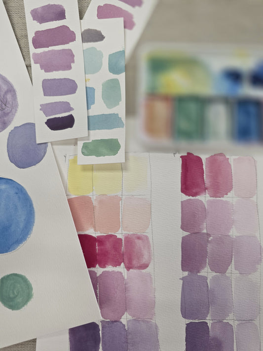 Beginners Watercolor Color Theory