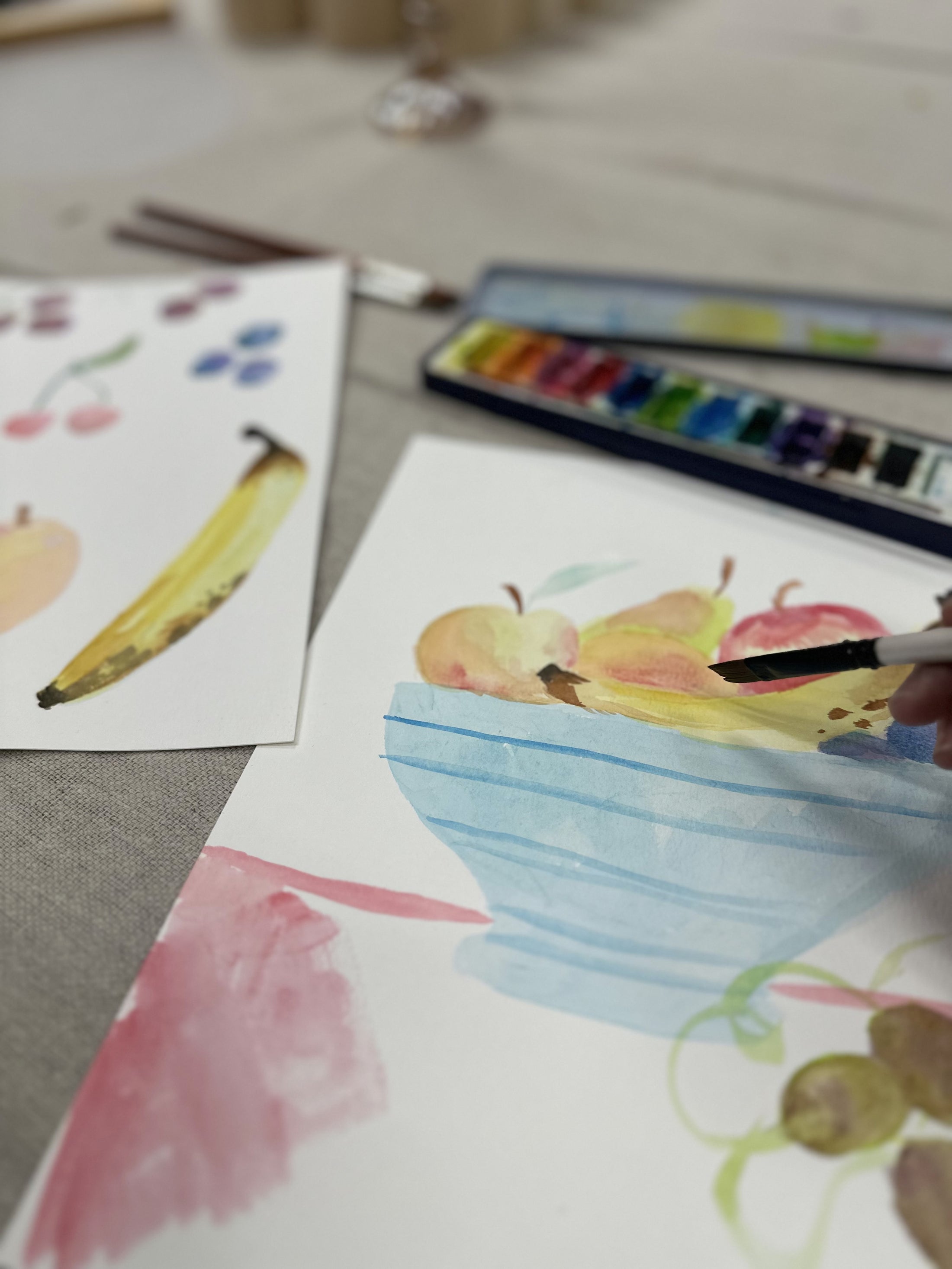 Meet and Make - Watercolor Fruit