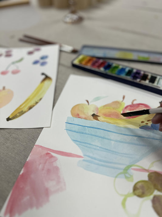 Meet and Make - Watercolor Fruit