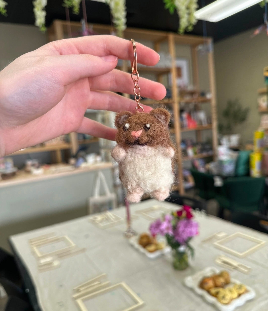 Meet and Make - Needle Felting Keychains