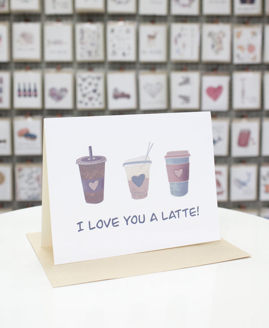 Love you a Latte Card image 0