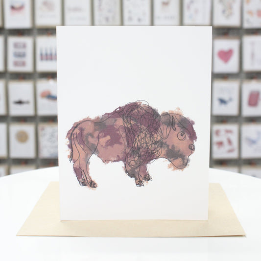 Bison | Greeting Card
