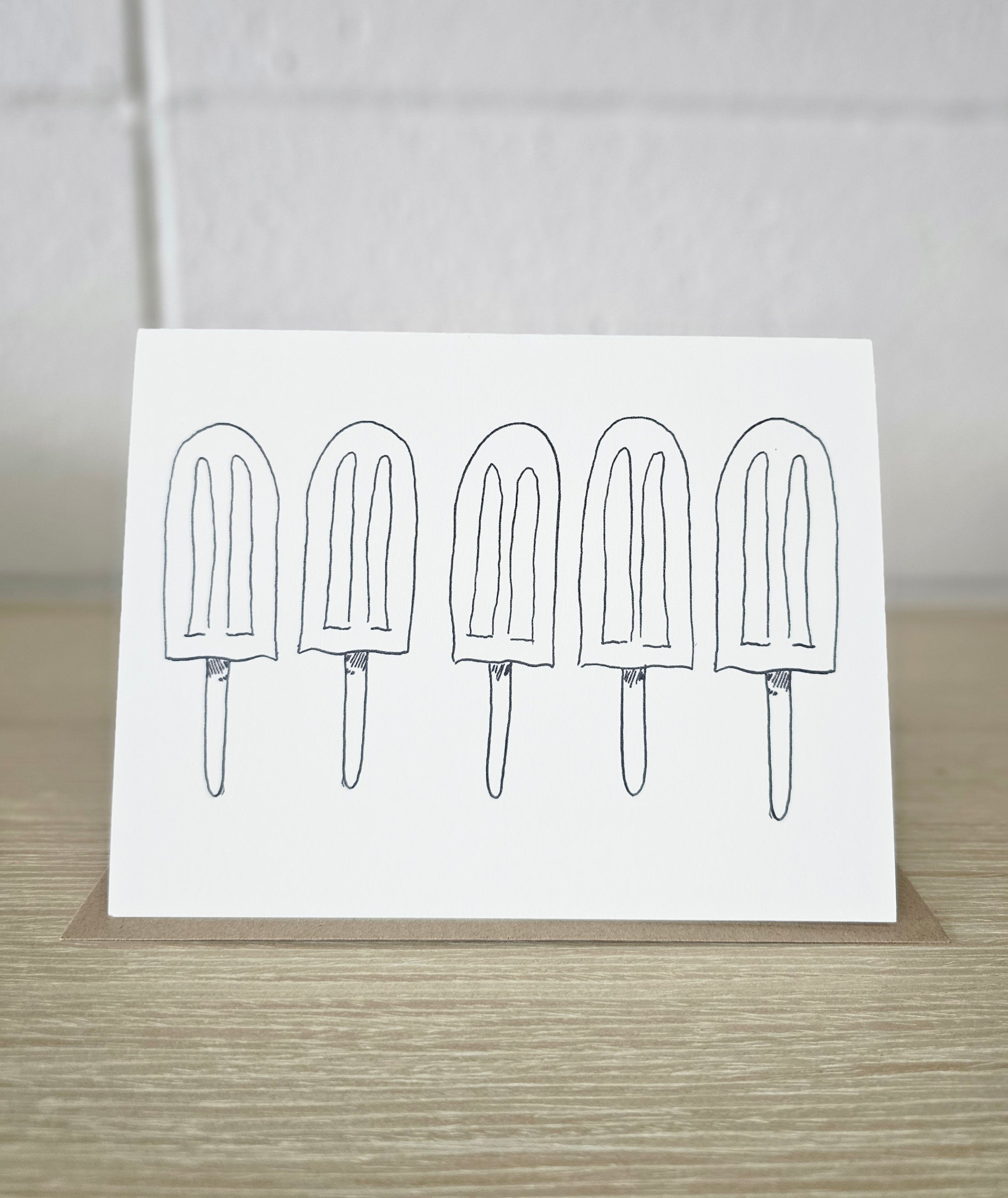 Color Me Popcicles | Greeting Card