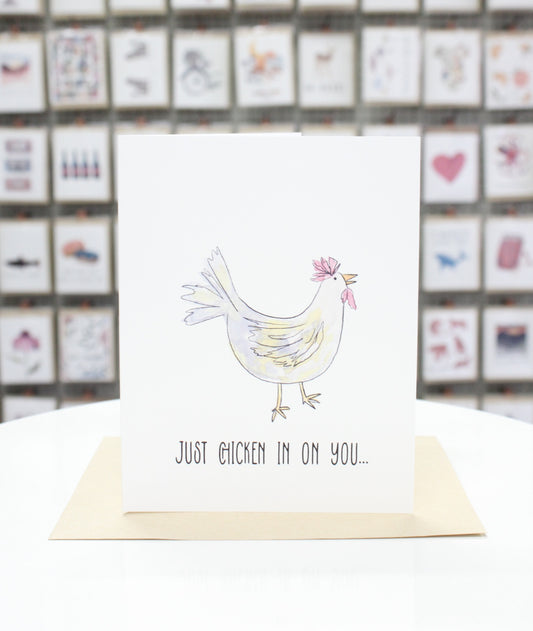 Chicken In On You Card image 0
