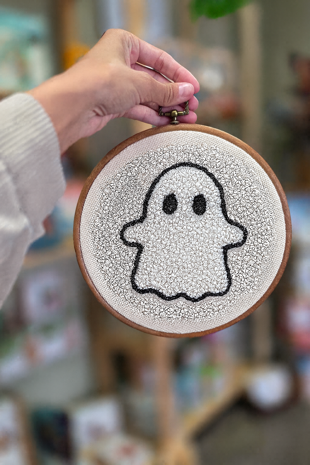 Punch Needle Workshop GHOST
