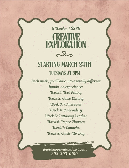 CREATIVE EXPLORATION SERIES | EIGHT WEEKS